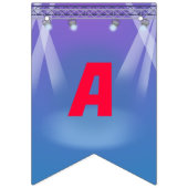 Rock Star Boy Band Verjaardagsfeest Vlaggetjes (Derde vlag)