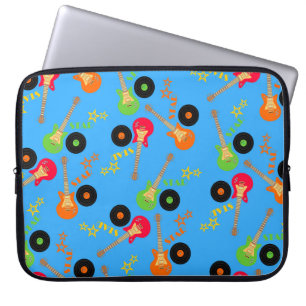 Rock Star Boy verjaarfeestje Laptop Sleeve