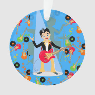 Rock Star Boy verjaarfeestje Ornament
