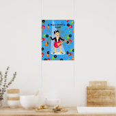 Rock Star Boy verjaarfeestje Poster (Keuken)