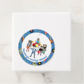 Rock Star Boys Band Verjaardagsfeest Bedankjes Labels (In situ)