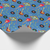 Rock Star Boys Band Verjaardagsfeest Cadeaupapier (Hoek)