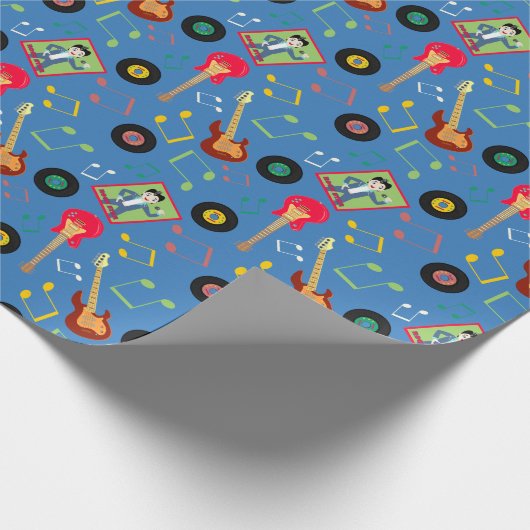 Rock Star Boys Band Verjaardagsfeest Cadeaupapier (Hoek)