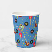 Rock Star Boys Band Verjaardagsfeest Papieren Bekers (Links)