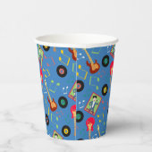 Rock Star Boys Band Verjaardagsfeest Papieren Bekers (Rechts)