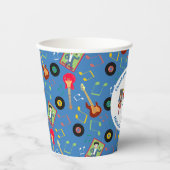 Rock Star Boys Band Verjaardagsfeest Papieren Bekers (Voorkant)