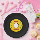 Rock Star Boys Band Verjaardagsfeest Papieren Bordje (Feest)