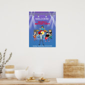 Rock Star Boys Band Verjaardagsfeest Poster (Keuken)