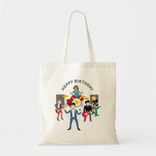 Rock Star Boys Band Verjaardagsfeest Tote Bag