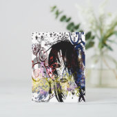 Rock Star Briefkaart (Staand voorkant)