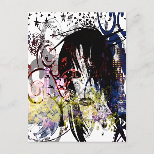 Rock Star Briefkaart (Voorkant)