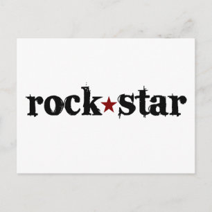 Rock Star Briefkaart