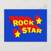 Rock Star Briefkaart (Voorkant)