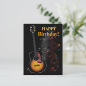 Rock star briefkaart (Staand voorkant)