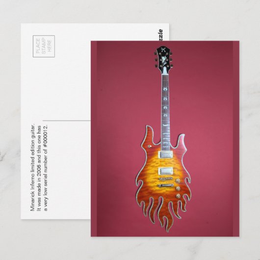 ROCK STAR BRIEFKAART (Voorkant / Achterkant)