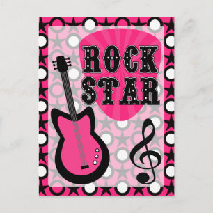 Rock Star Briefkaart