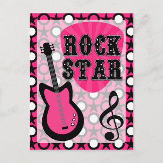 Rock Star Briefkaart