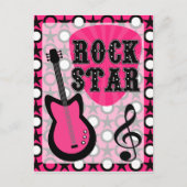 Rock Star Briefkaart (Voorkant)