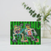 Rock Star Briefkaart (Staand voorkant)