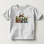 Rock Star Bunny Peuter T-Shirt (Voorkant)