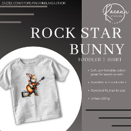 Rock Star Bunny Peuter T-Shirt