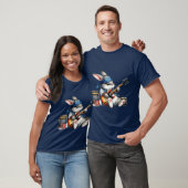 Rock Star Bunny T-shirt (Unisex)