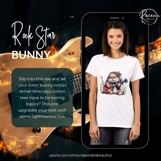 Rock Star Bunny T-shirt