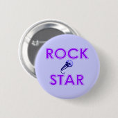 Rock Star Button (Voorkant /achterkant)