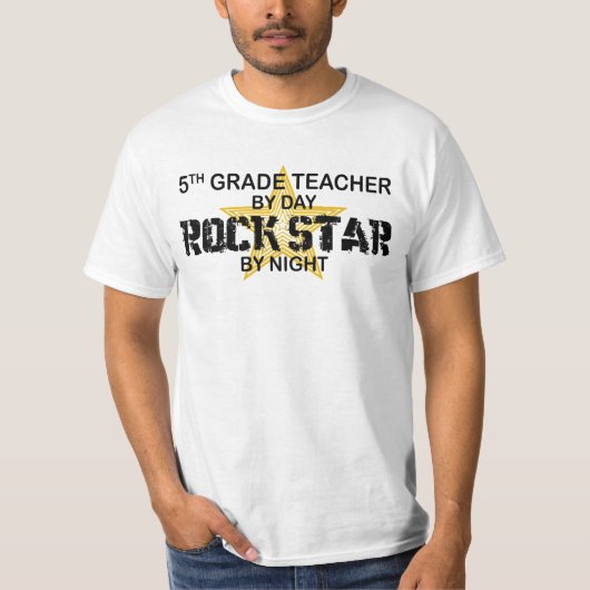 Rock Star by Night - 5th Grade T-shirt (Voorkant)