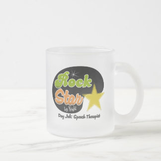 Rock Star by Night Day Job Speech Therapist Matglas Koffiemok
