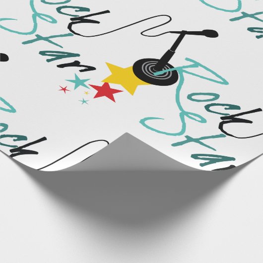 Rock Star Cadeaupapier (Hoek)