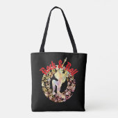 Rock Star Canvas tas - gitaar Silhouette Art (Achterkant)