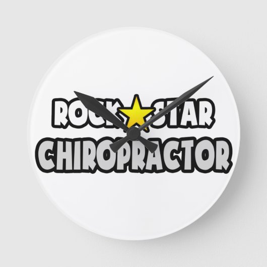 Rock Star Chiropractor Ronde Klok (Voorkant)