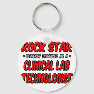 Rock Star ... Clinical Lab Technoloog Sleutelhanger