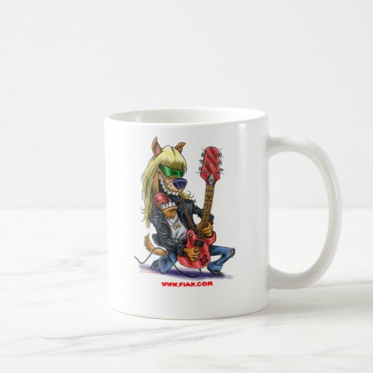 Rock Star Coffee Mugs en Beer Steins Koffiemok (Rechts)
