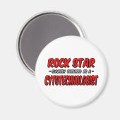 Rock Star .. cytotechnoloog Magneet (Voorkant / Achterkant)