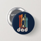 Rock Star Dad Guitar Player Rock Band Father Ronde Button 5,7 Cm (Voorkant /achterkant)