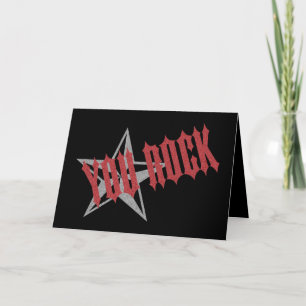 Rock Star Dad ~ Vaderdag Kaart