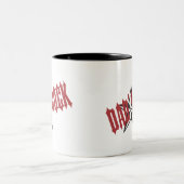 Rock Star Dad ~ Vaderdag Tweekleurige Koffiemok (Center)