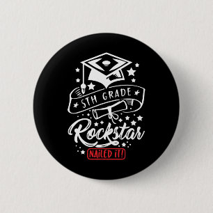 Rock Star, de vijfde klas, heeft het grappige eind Ronde Button 5,7 Cm