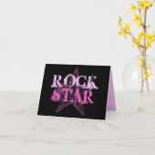 ROCK STAR Diva Kaart (Gele Bloem)