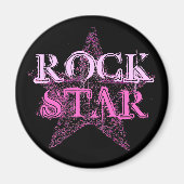 "ROCK STAR" Diva Magneet (Voorkant)