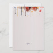 Rock Star elektrische gitaar uitnodiging (Achterkant)