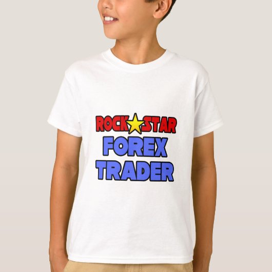 Rock Star Forex Trader T-shirt (Voorkant)
