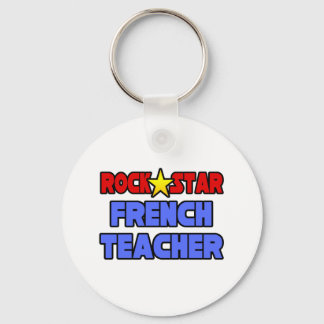 Rock Star French Teacher Sleutelhanger