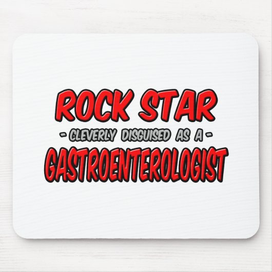 Rock Star...gastro-enteroloog Muismat (Voorkant)