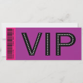 Rock Star Girl Band Birthday Paars Pink Kaart (Achterkant)