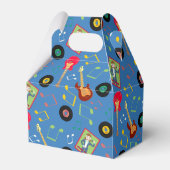 Rock Star Girl Band Verjaardagsfeest Bedankdoosjes (Achterkant)