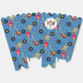 Rock Star Girl Band Verjaardagsfeest Bedankdoosjes (Ongevouwen)