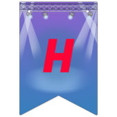 Rock Star Girl Band Verjaardagsfeest Vlaggetjes (Tweede vlag)